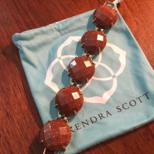 RARE Cassie gold bracelet in Gold stone